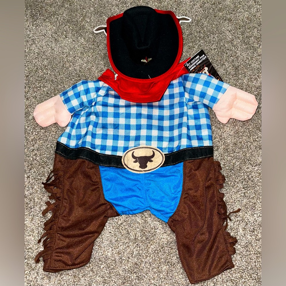 Party Dog Pet costume cowboy large X-Large NWT Halloween